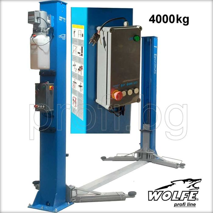 Подемник 4.0t WOLFE Premium line ел.магнитно отключване.ЛИЗИНГ