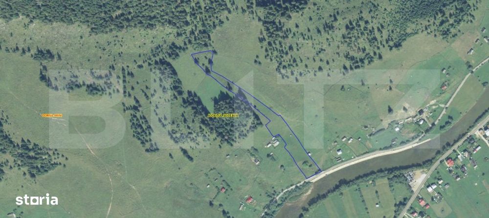 Teren intravilan in Dorna Arini, 1.25 ha, bonus 20 ari teren extravila