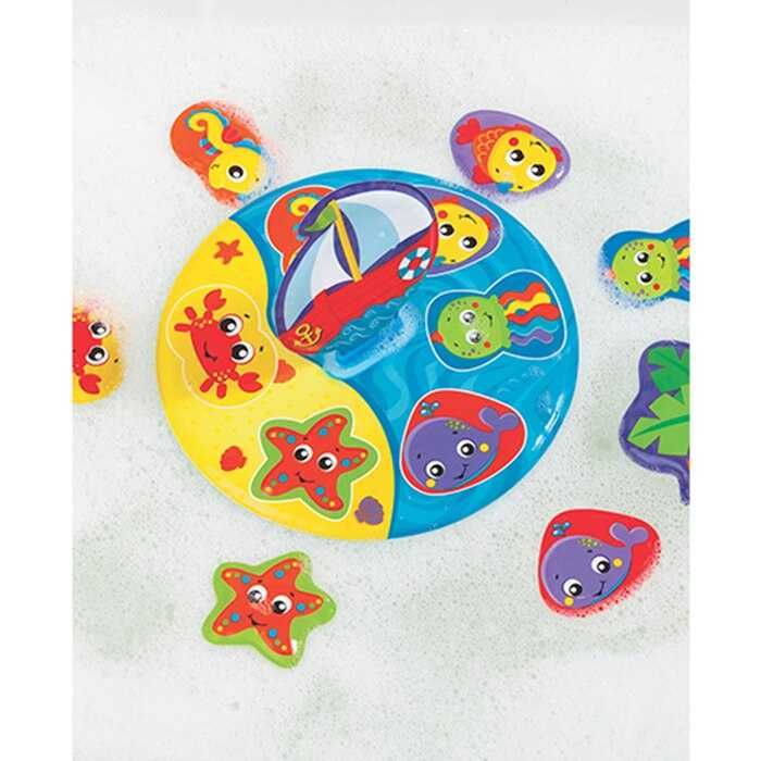 НОВИ! Playgro Пъзел за баня Платноходка 2в1