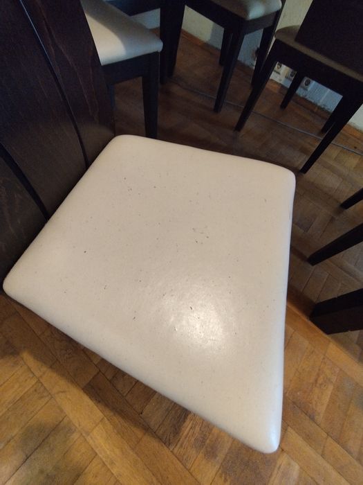 Комплект разтегателна маса и 6 стола