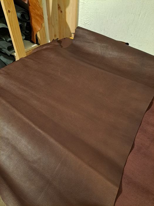 Piele naturala tabacita, la metru, marochinarie, leather handmade