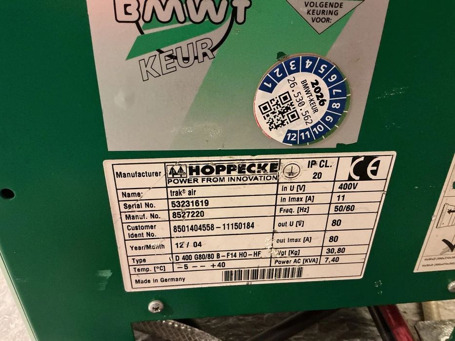 HOPPECKE 80V 80A Încărcătoar de baterii 80V Statie incarcare