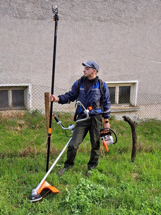 Професионално почистване на дворове и градини в Габрово и района - STIHL