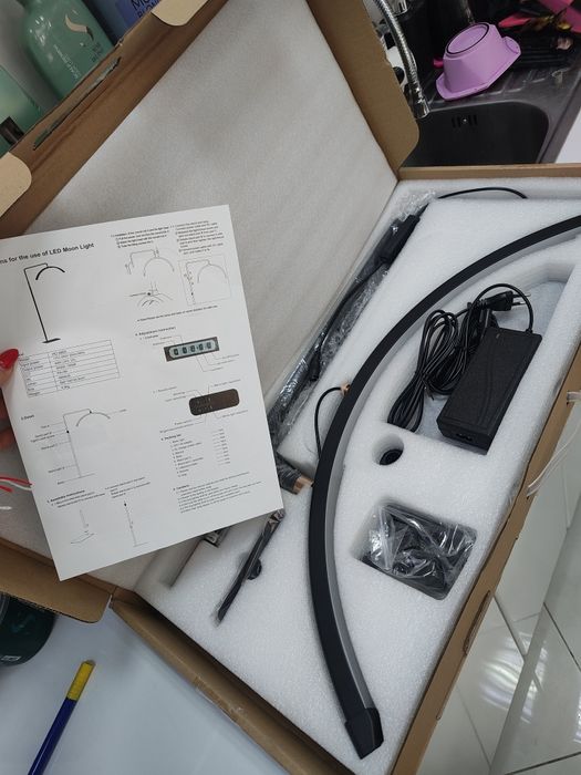 Лампа за миглопластика, козметик Тип Луна