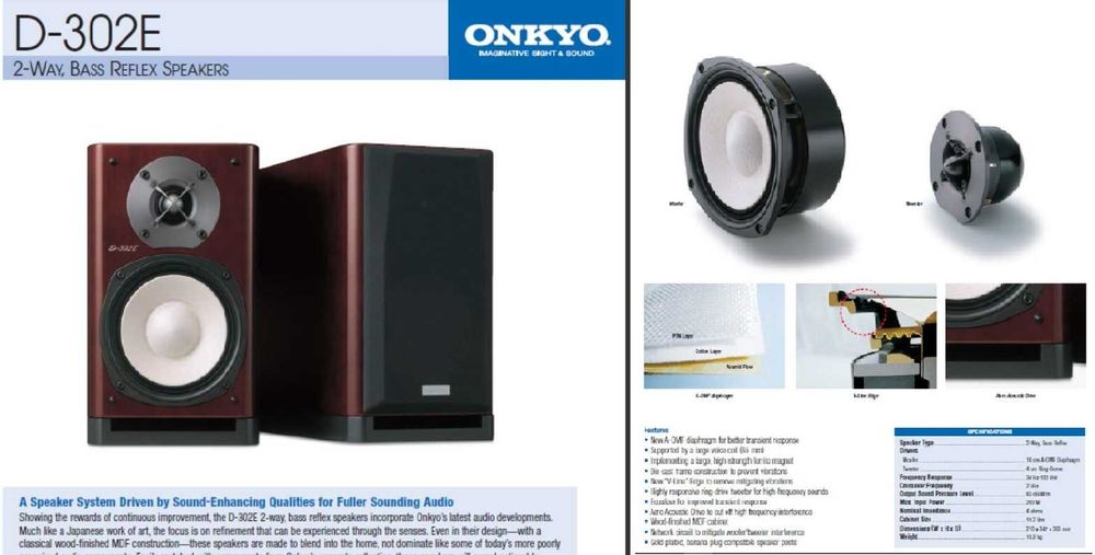 Boxe Onkyo D-302E 200W