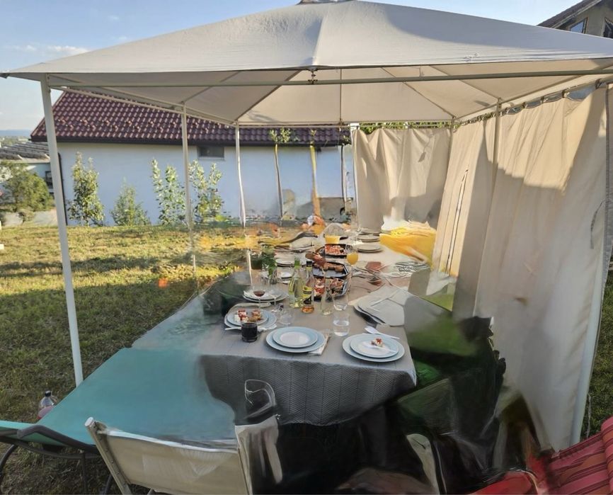 Vand pavilion gradina metalic 3 x 4 x 2.5 m