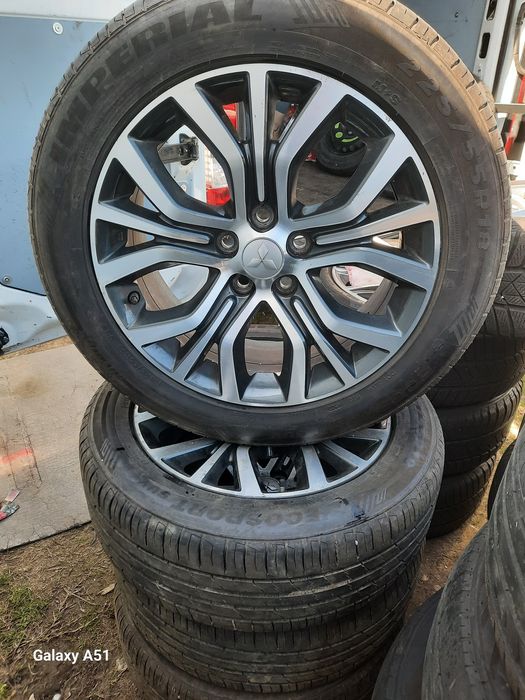 Ляти джанти с гуми за МИЦУБИШИ джип 5×114.3,18цола