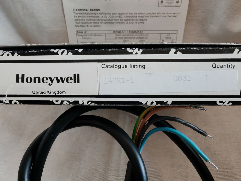 Limitator / Micro switch Honeywell 14CE1-1 Industrial IP66/67 NOU