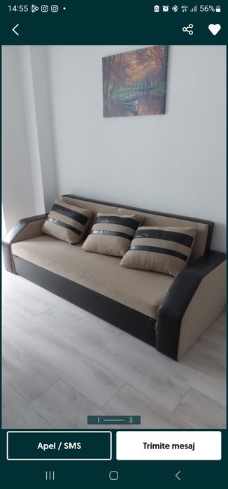 Canapea extensibila 2 locuri