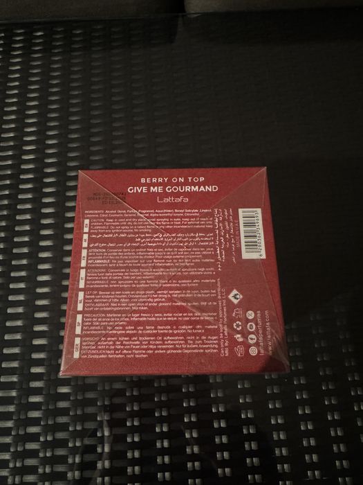 Lattafa Berry on Top (Give me Gourmand)