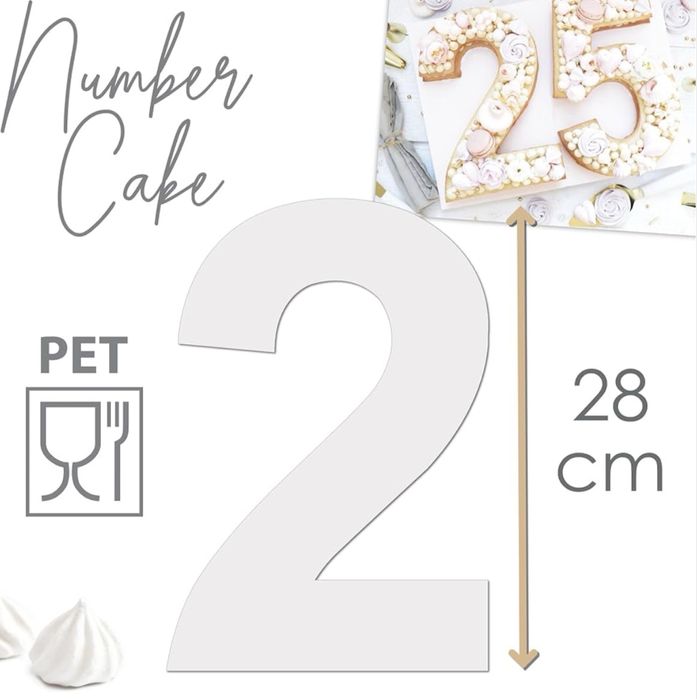 Kit Formă Tort Numeric - Numere de la 0 la 9