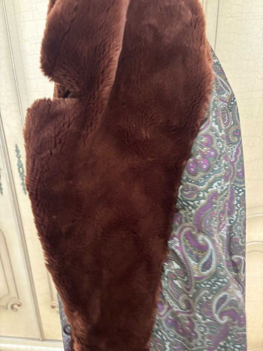 Albatros Made in Italy луксозно дълго дамско палто Ecologic Fur -- M/L, като ново