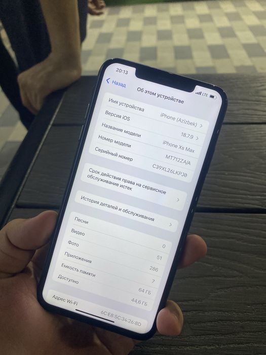 iphone  XS MAX, 64 гб