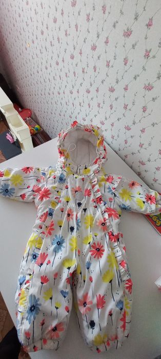 Комбинезон осенне-весенний детский, 62 см, 1-3 мес.