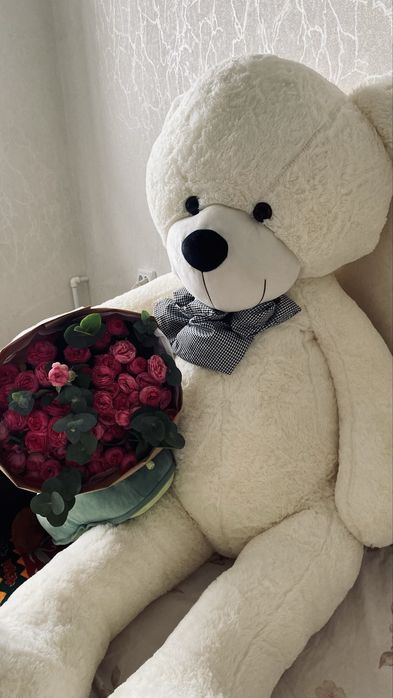 Мишка белый большой