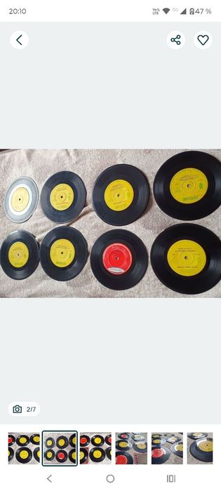 Discuri vinil mici  muzica lautareasca