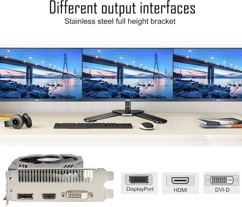 НОВА! Видеокарта SAPLOS Radeon RX 550 4GB GDDR5 128-bit