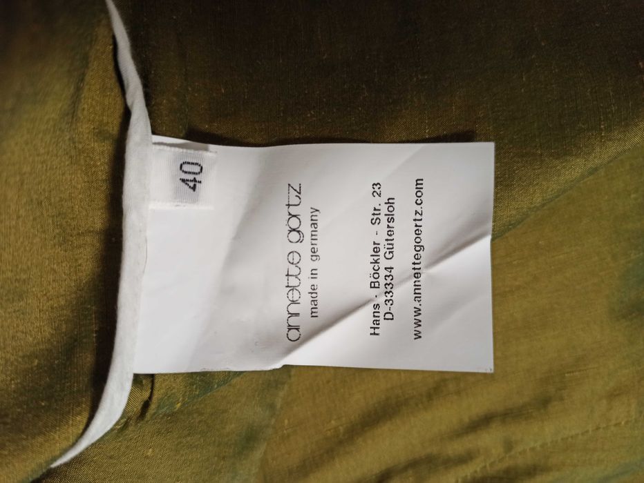 Jacheta Annete Gortz khaki din in marimea 40