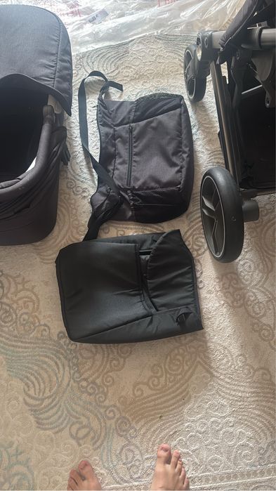 Деткая коляска прогулочная 2 в 1