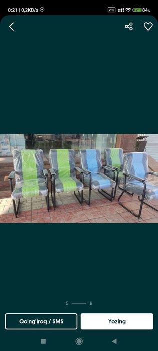 Xar xil turdagi kreslolar zakazga yasaladi