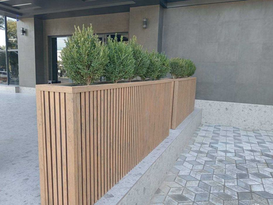 Кашпо для цветов из ДПК