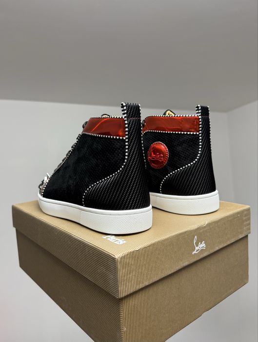 Christian Louboutin High Oralato Red Black
