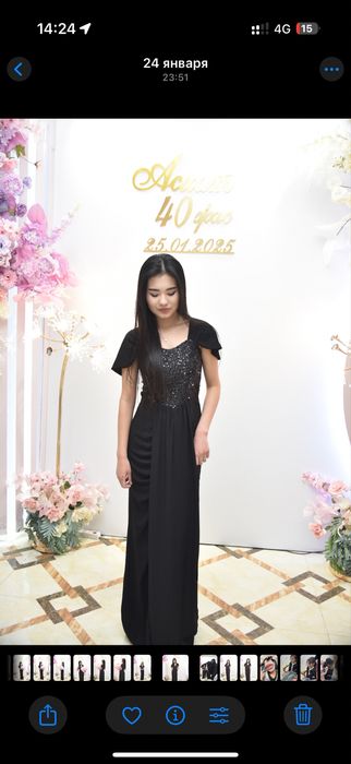 Платья черное вечернее
