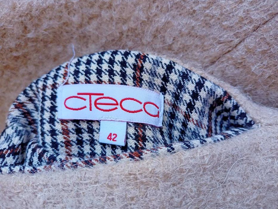 Дамско палто Стеса размер 42 неносено полиестер/вълна 2 лица