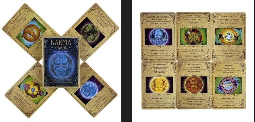 Карти таро Karma Oracle Past Life Oracle Golden Lenormand Oracle