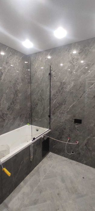 Перегородки на ванну из стекла