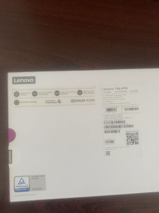 Планшет Lenovo Tab M10 2 Г6/32 ГБ черный