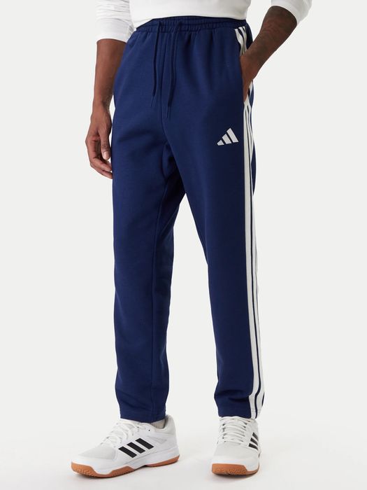 Долнище Adidas essentials 3 stripes тъмносин regular fit