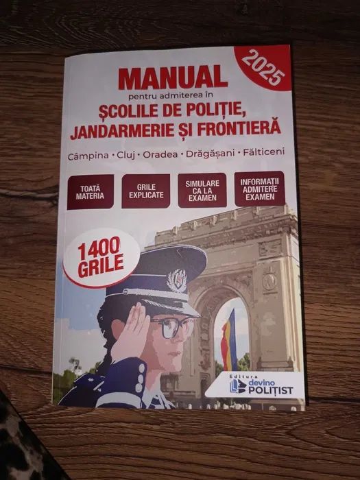 Manual Admitere Scoala de politie Jandarmerie si frontiera