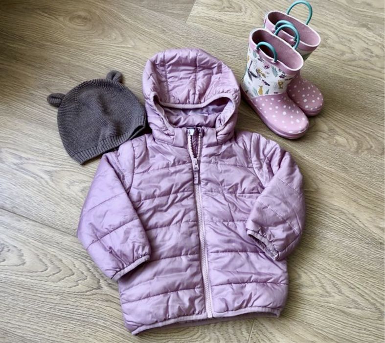 Jacheta matlasata, usor vatuita, H&M, marimea 92