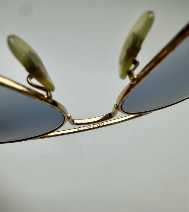 Ray Ban RB3025 aviator 55мм/светло син градиент/Made in Italy