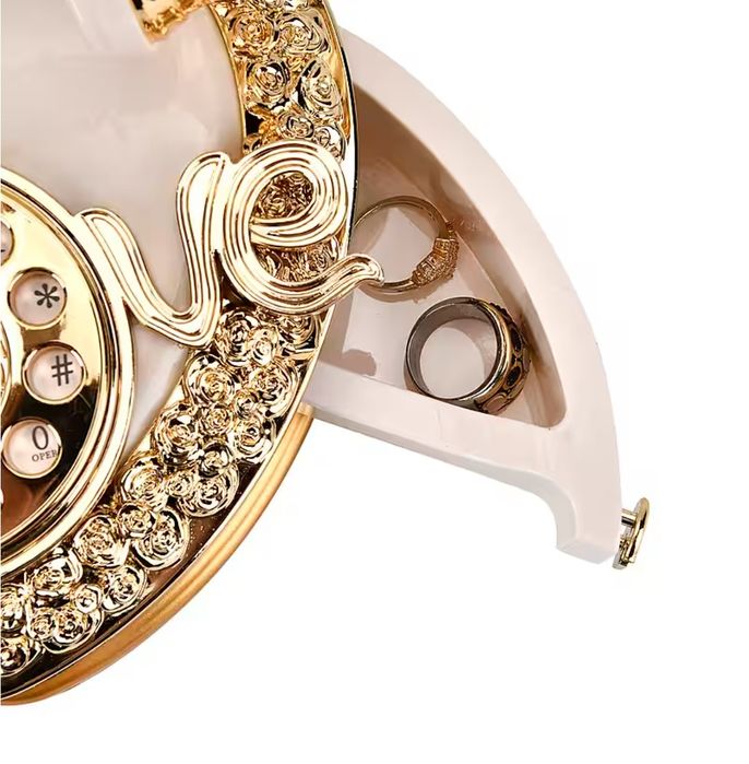 Винтидж телефон музикална кутия за бижута