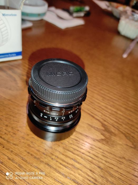 Широкоъгълен обектив fish eye