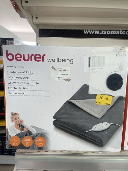 Beurer Wellbeing HD 75 - Pături Electrice Încălzite