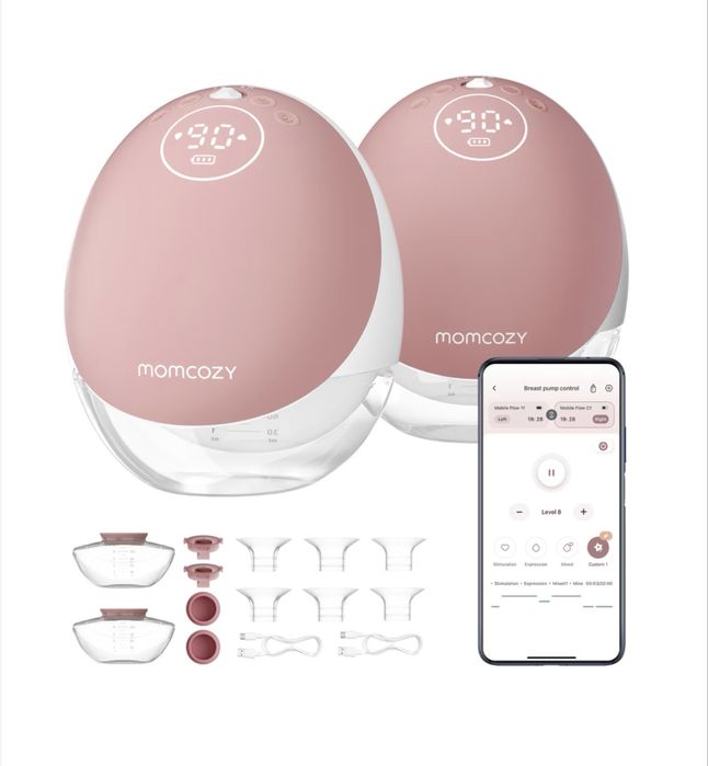 Двойна помпа за кърма Momcozy M9 Red