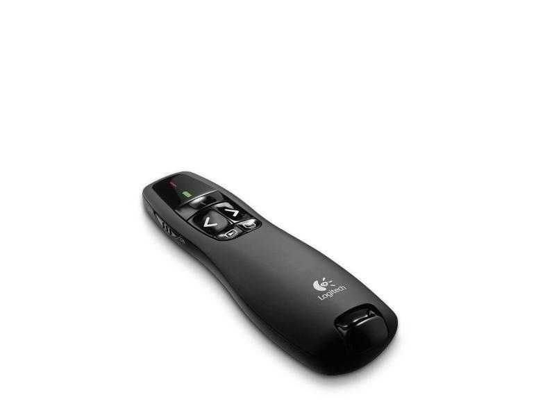 Продавам безжична лазерна показалка Logitech R400