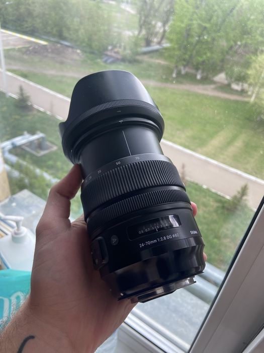 Объектив Sigma 24-70 2.8. Кэнон