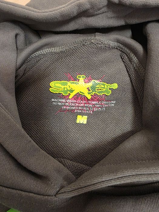 Sp5der Hoodie Slate Grey