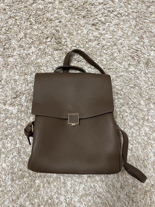 Рюкзак кожаный коричневый