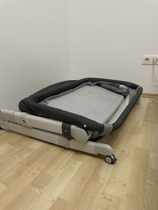Patut atasabil Chicco Next 2 Me Go, Soft Grey, 0luni+
