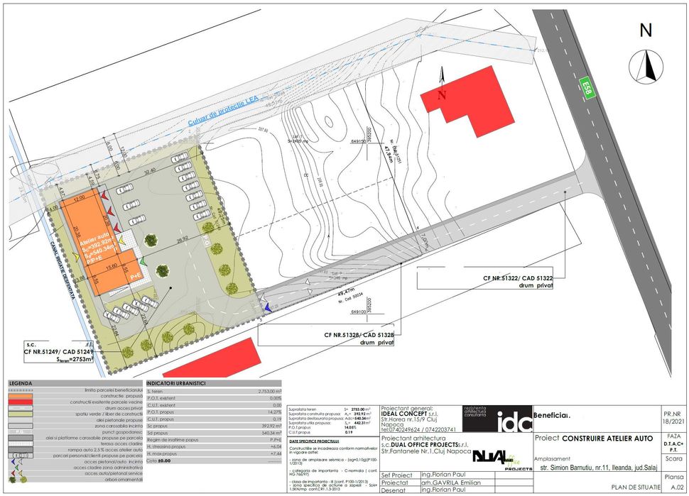 Vand teren constructie hala in Ileanda, Salaj