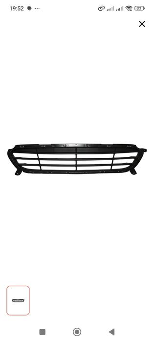 Решетка бампера хундай аксент, Солярис