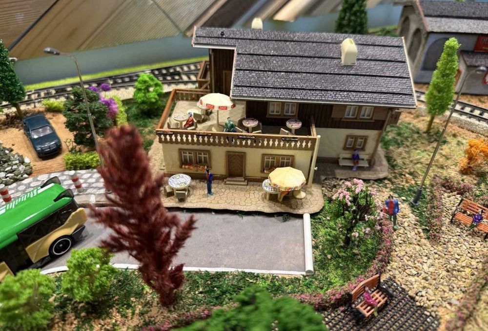 ел влакче мерклин ho диорама  макет