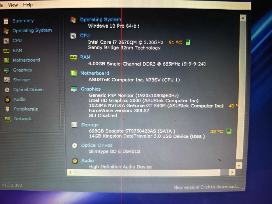 Hard disc laptop, 750gb Seagate, sata 2 5400rpm, viata 100% , gratis windows 10 instalat pe el