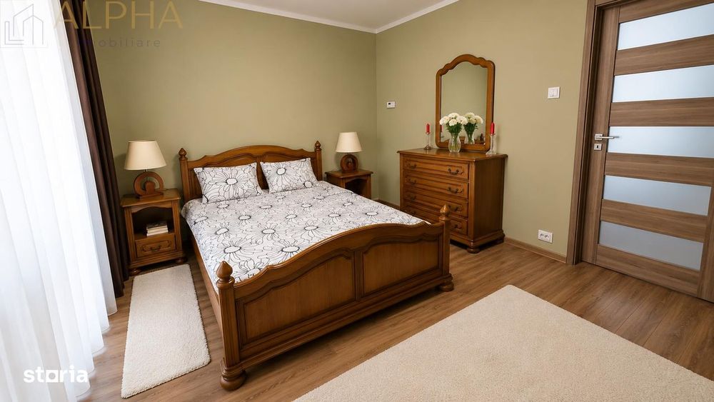 Apartament 3 camere, 90 mp, etaj 3, zona Parc Municipal –  Bistrita, B