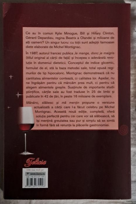 Carte Mananc ,slabesc si ma mentin cu dieta Montignac